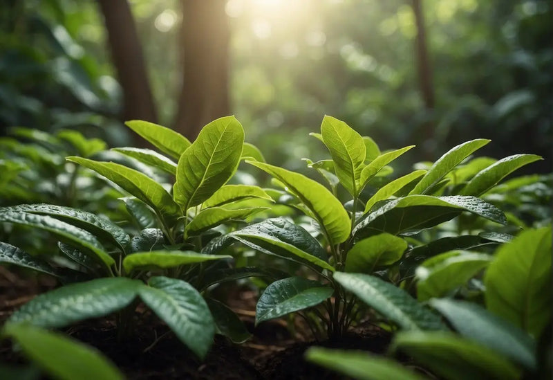 Guayusa growing in the Amazon